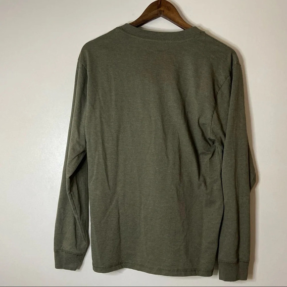 Beefy Shirt Cotton Soft Green Tee Durable Unexpectedly Soft Size Medium Button - Picture 7 of 8